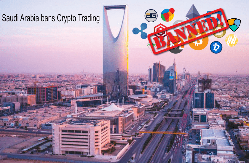 Saudi Arabia bans Crypto Trading Image