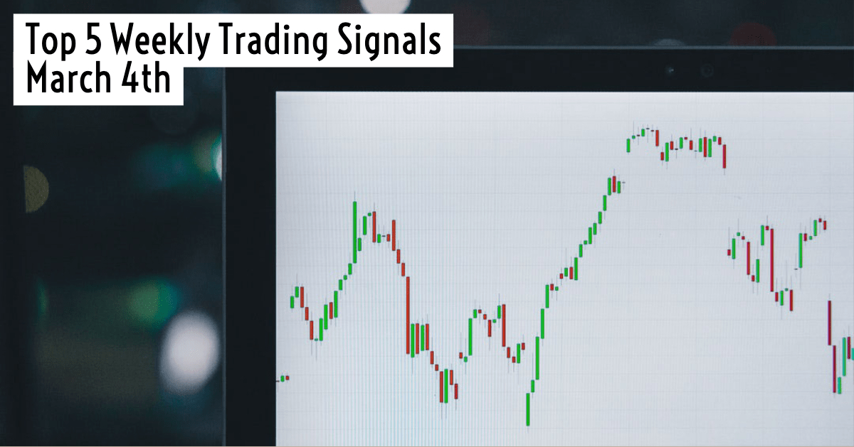 Weekly trading signals for March 4th Image
